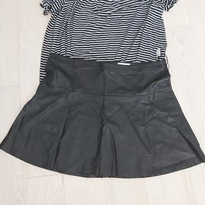 Reitmans pleather skirt